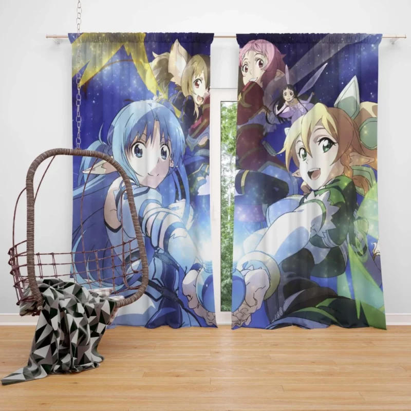 Heroines of Sword Art Online II Anime Curtain