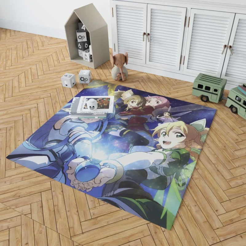 Heroines of Sword Art Online II Anime Rug 1