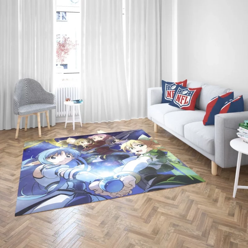 Heroines of Sword Art Online II Anime Rug 2