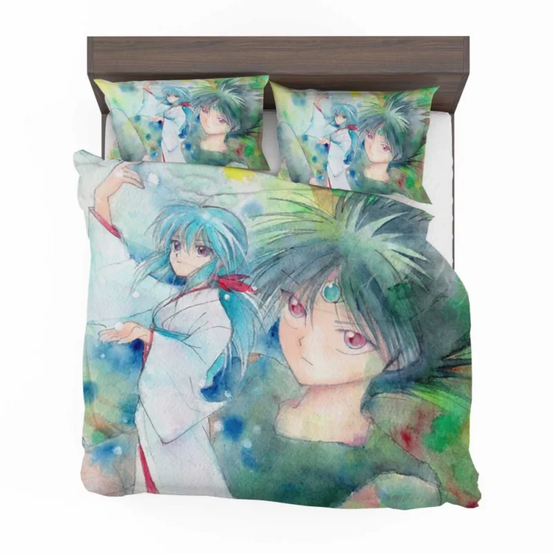 Hiei Fiery Fighter in Yu Yu Hakusho Anime Bedding Set 1