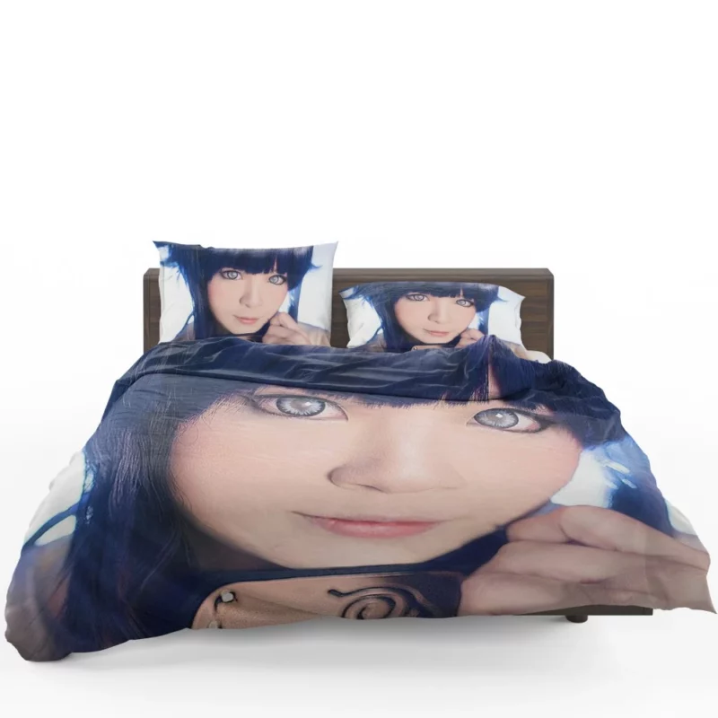 Hinata Hyuga Cosplay Elegant Portrayal Anime Bedding Set
