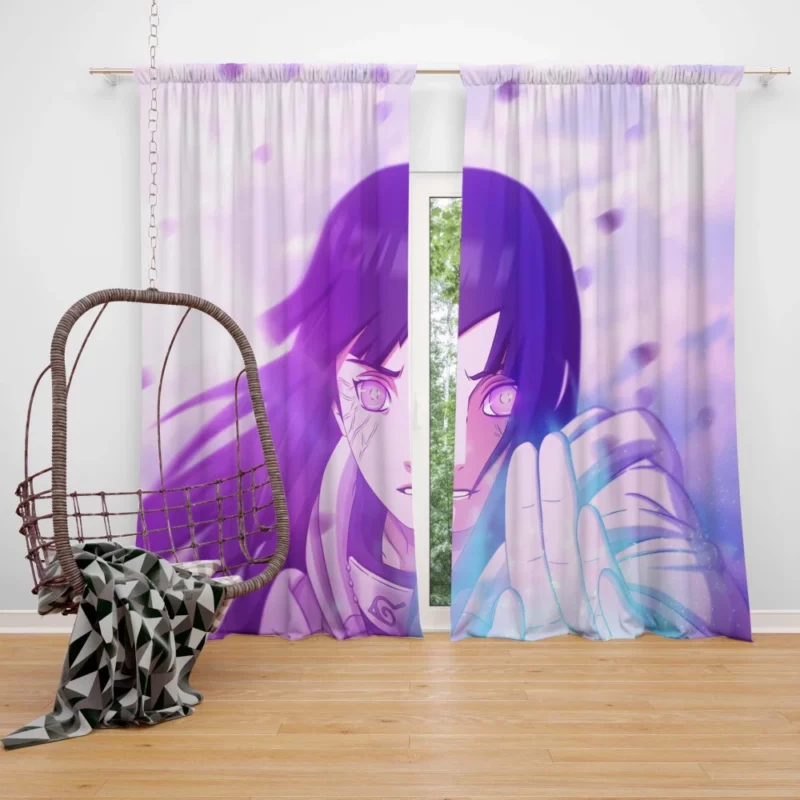 Hinata Hyuga Integral Character Anime Curtain