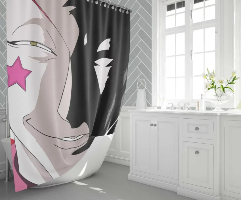 Hisoka Hunter Mysterious Aura Anime Shower Curtain 1