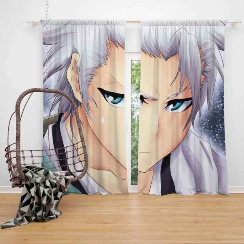 Hitsugaya Toushiro Snowy Captain Anime Curtain