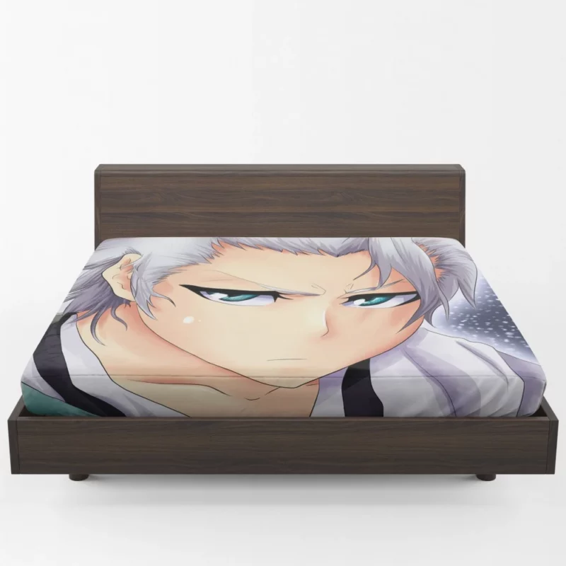 Hitsugaya Toushiro Snowy Captain Anime Fitted Sheet 1