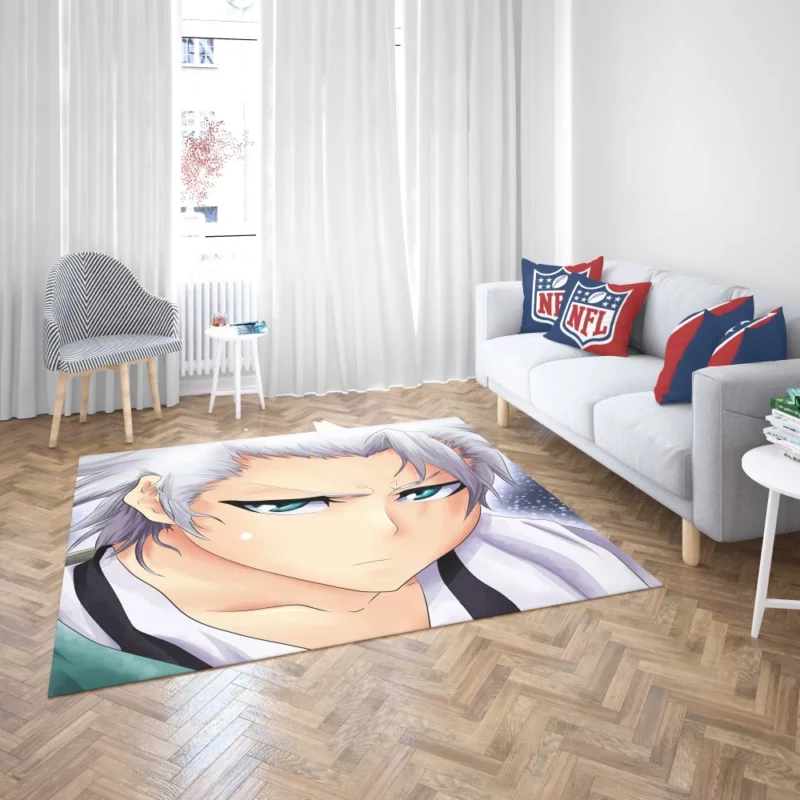 Hitsugaya Toushiro Snowy Captain Anime Rug 2