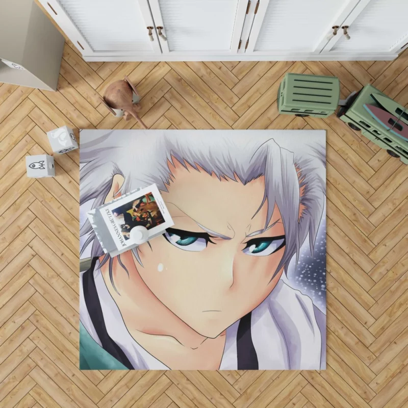 Hitsugaya Toushiro Snowy Captain Anime Rug