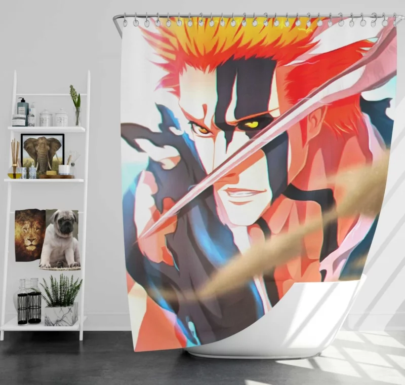 Horn of Salvation Ichigo Triumph Anime Shower Curtain