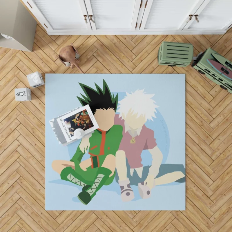 Hunter x Hunter Adventures of Killua Anime Rug