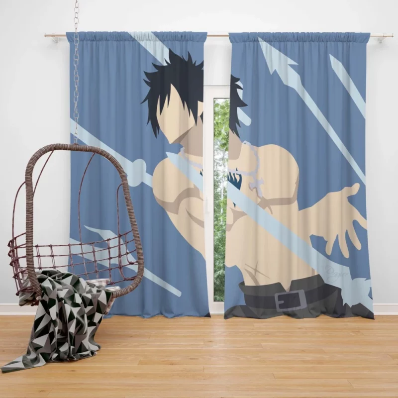 Ice-Make Mastery Gray Journey Anime Curtain