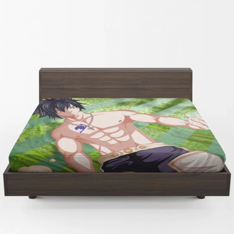 Ice-Make Sorcery Gray Tale Anime Fitted Sheet 1