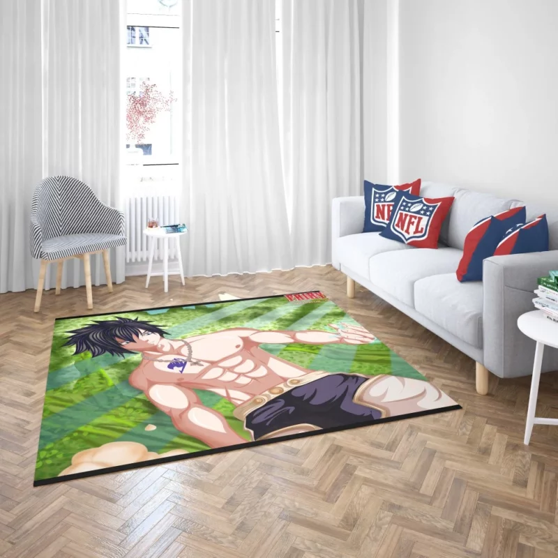 Ice-Make Sorcery Gray Tale Anime Rug 2