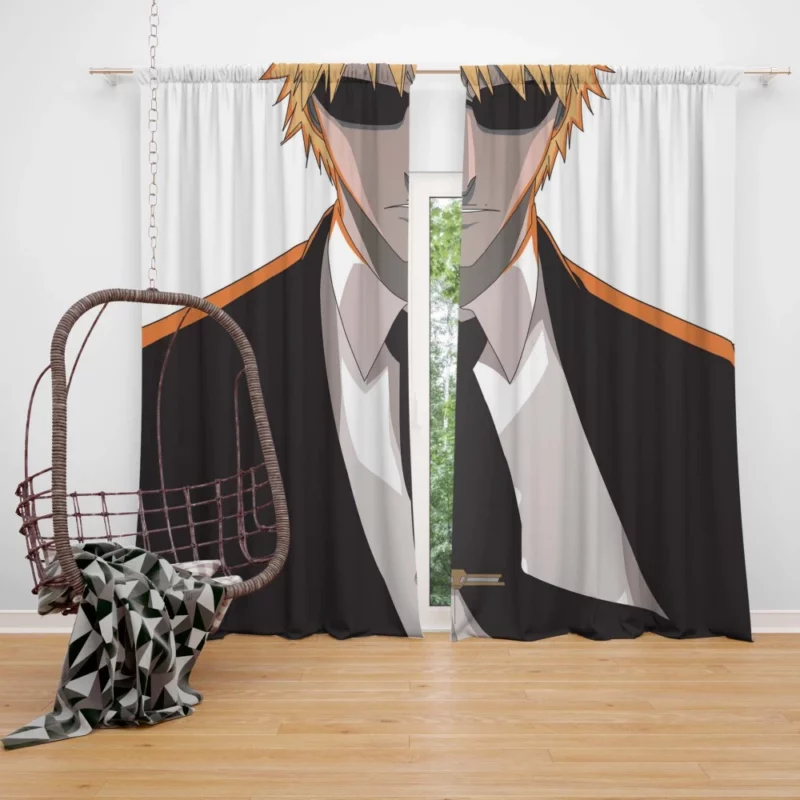 Ichigo Battle Bleach Chronicles Anime Curtain