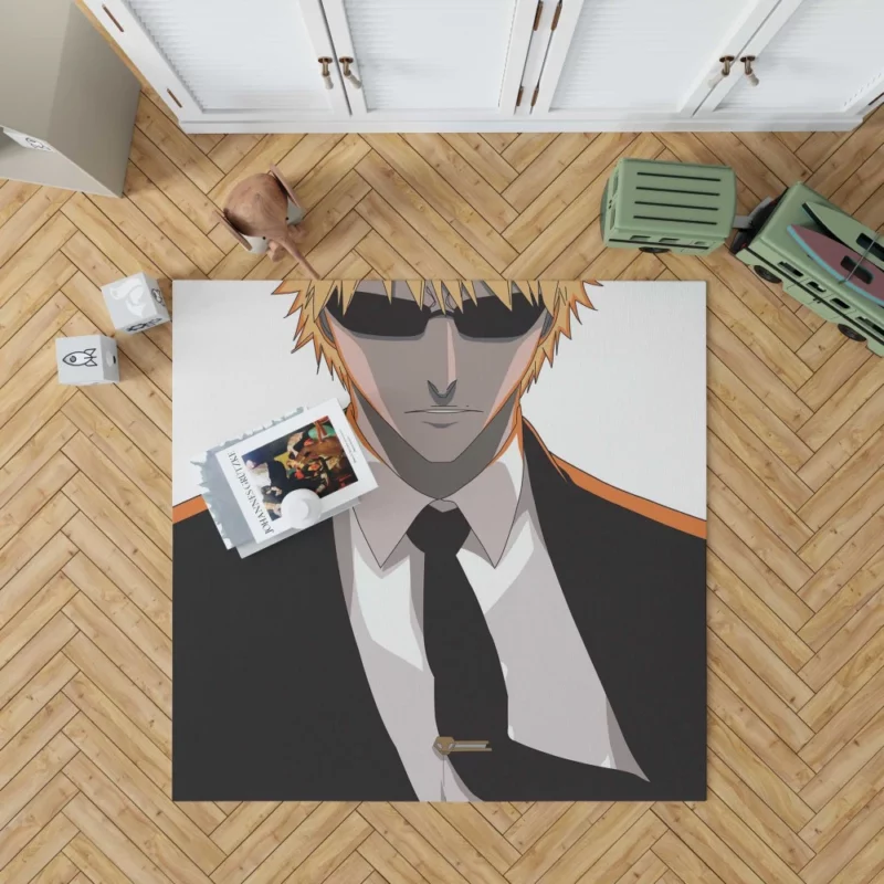 Ichigo Battle Bleach Chronicles Anime Rug