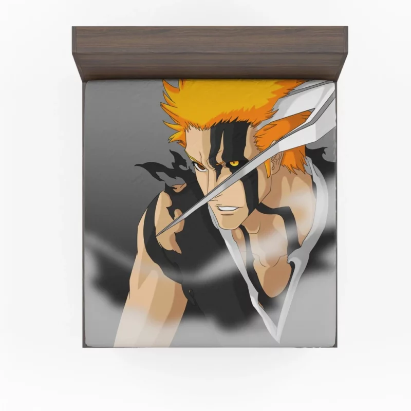 Ichigo Conquests Soul Reaper Quest Anime Fitted Sheet