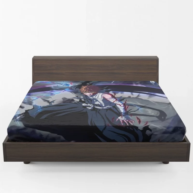 Ichigo Determination Soul Reaper Quest Anime Fitted Sheet 1