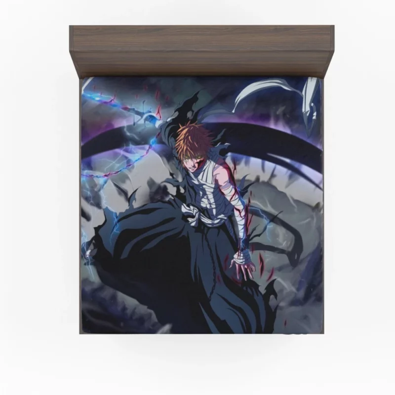 Ichigo Determination Soul Reaper Quest Anime Fitted Sheet