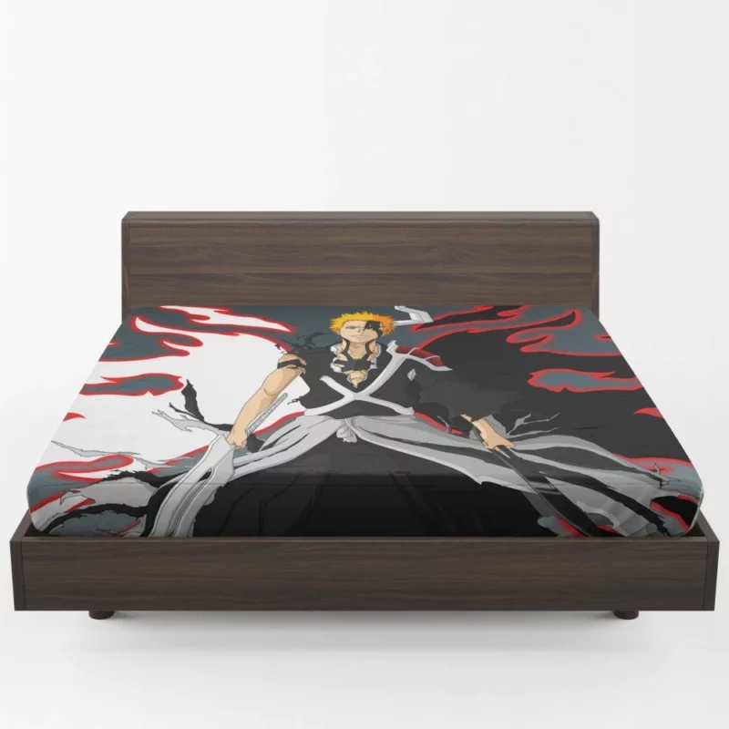 Ichigo Determination Soul Reaper Saga Anime Fitted Sheet 1