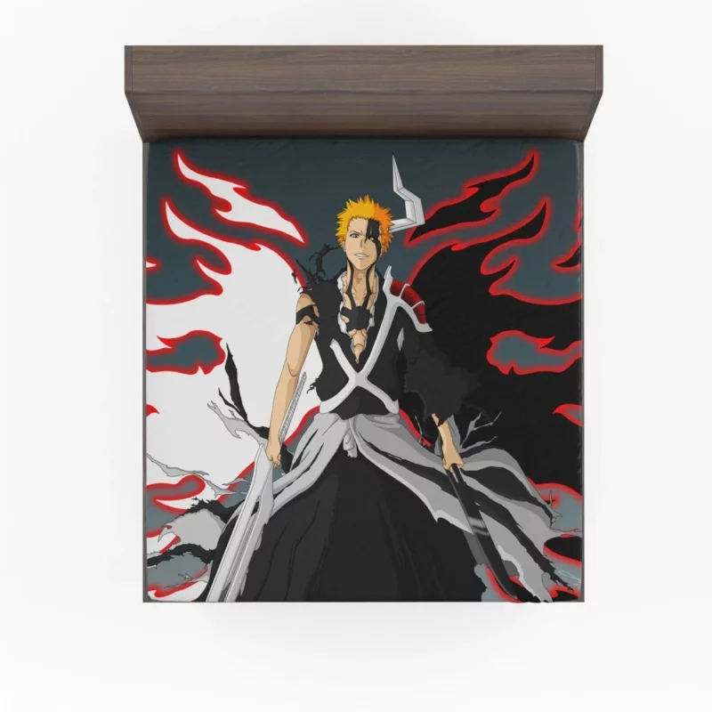 Ichigo Determination Soul Reaper Saga Anime Fitted Sheet