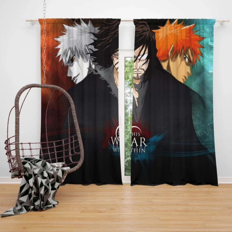 Ichigo Evolution Zangetsu Power Anime Curtain