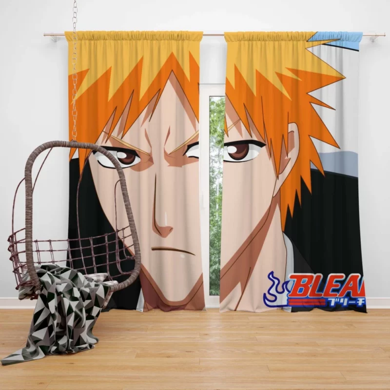 Ichigo Kurosaki Adventures Begin Anime Curtain