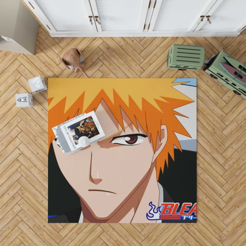 Ichigo Kurosaki Adventures Begin Anime Rug