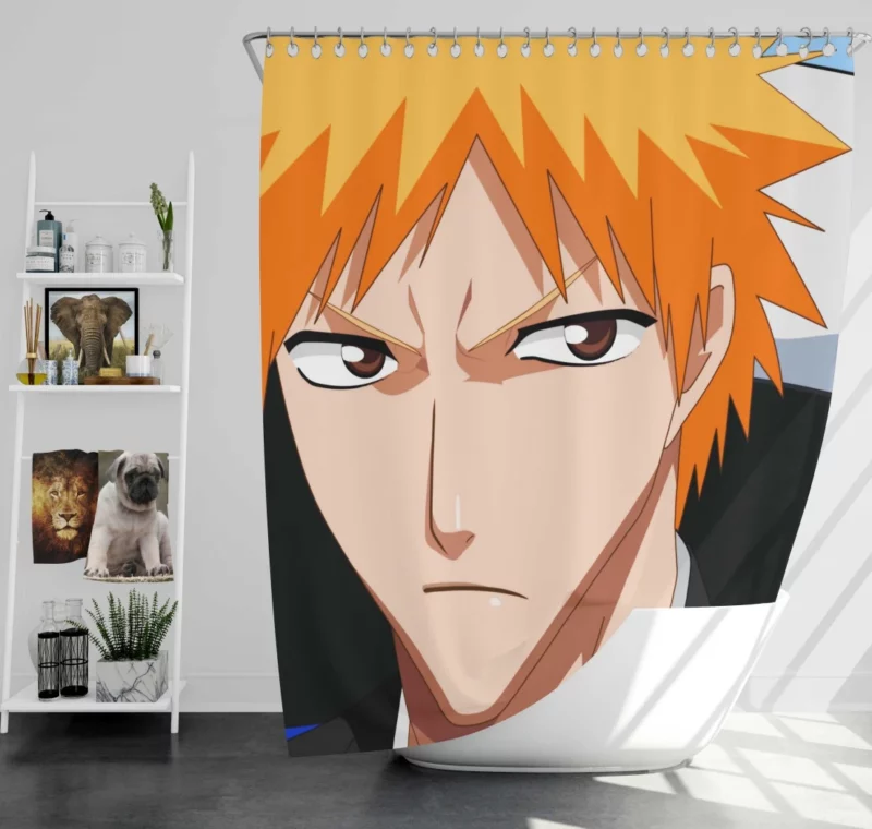 Ichigo Kurosaki Adventures Begin Anime Shower Curtain