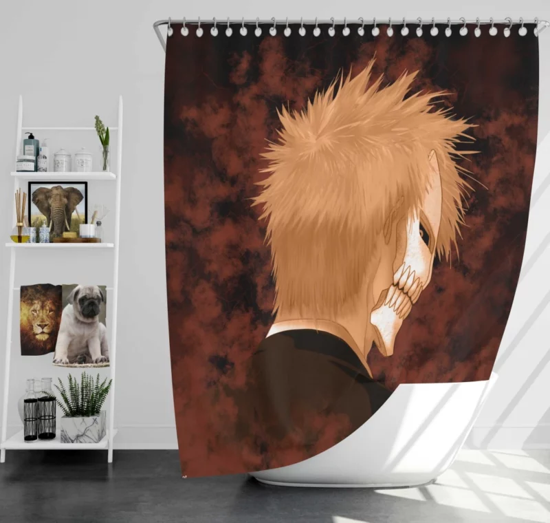 Ichigo Kurosaki Epic Battles Anime Shower Curtain