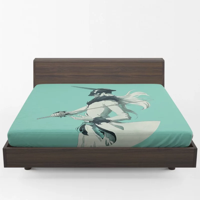 Ichigo Kurosaki Hollow Confrontation Anime Fitted Sheet 1