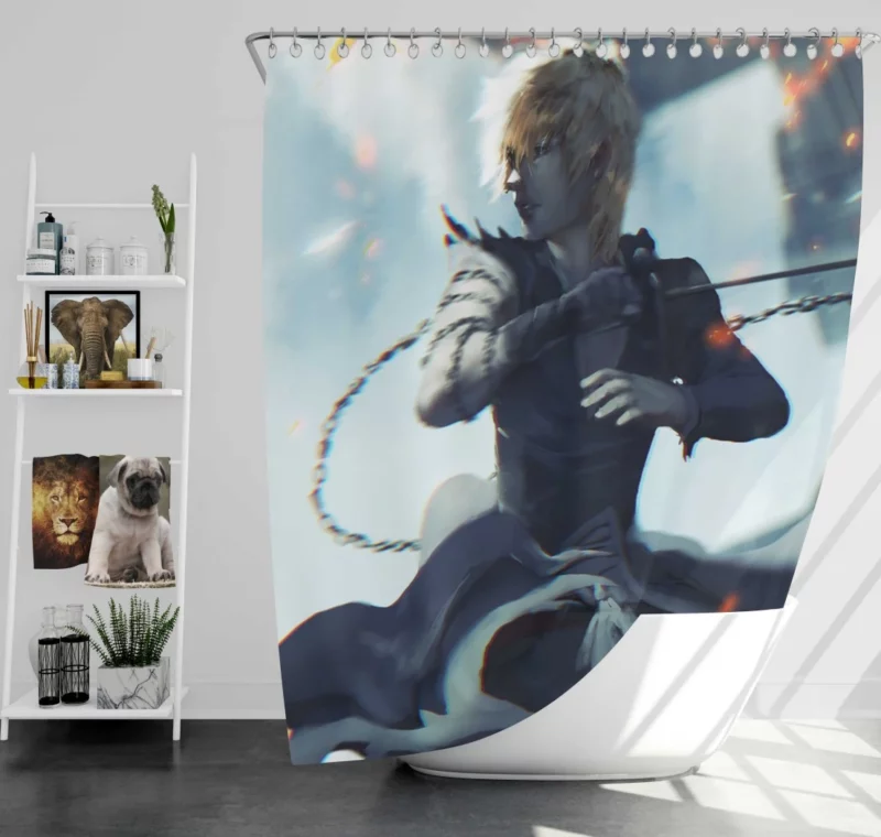 Ichigo Kurosaki Shinigami Hero Anime Shower Curtain