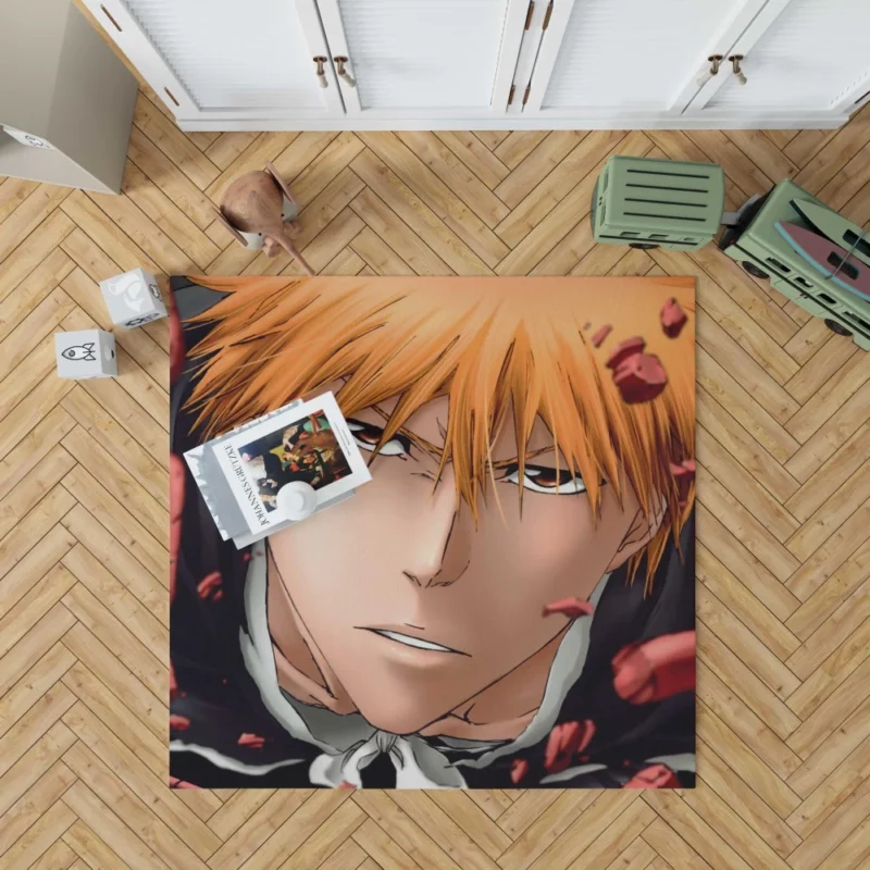 Ichigo Kurosaki Shinigami Path Anime Rug