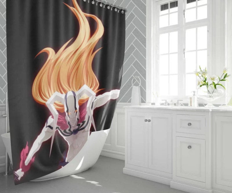 Ichigo Kurosaki Soul Reaper Chronicles Anime Shower Curtain 1