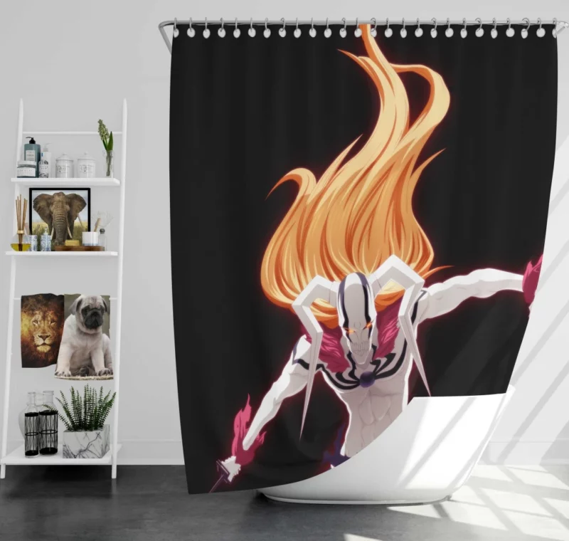 Ichigo Kurosaki Soul Reaper Chronicles Anime Shower Curtain