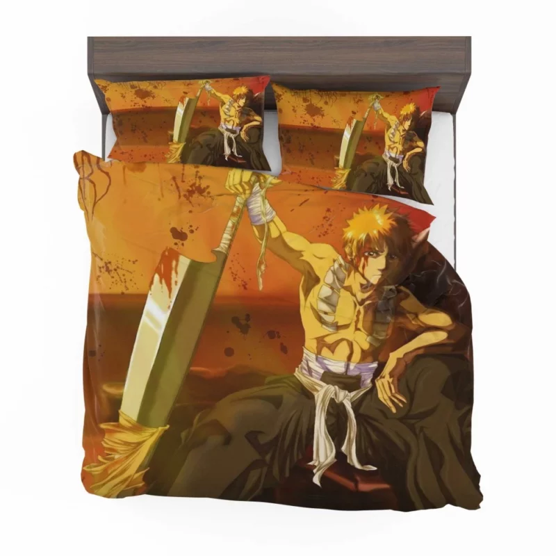 Ichigo Kurosaki Soul Reaper Hero Anime Bedding Set 1