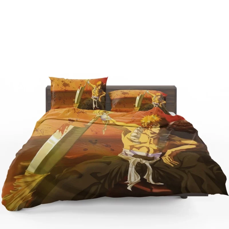 Ichigo Kurosaki Soul Reaper Hero Anime Bedding Set