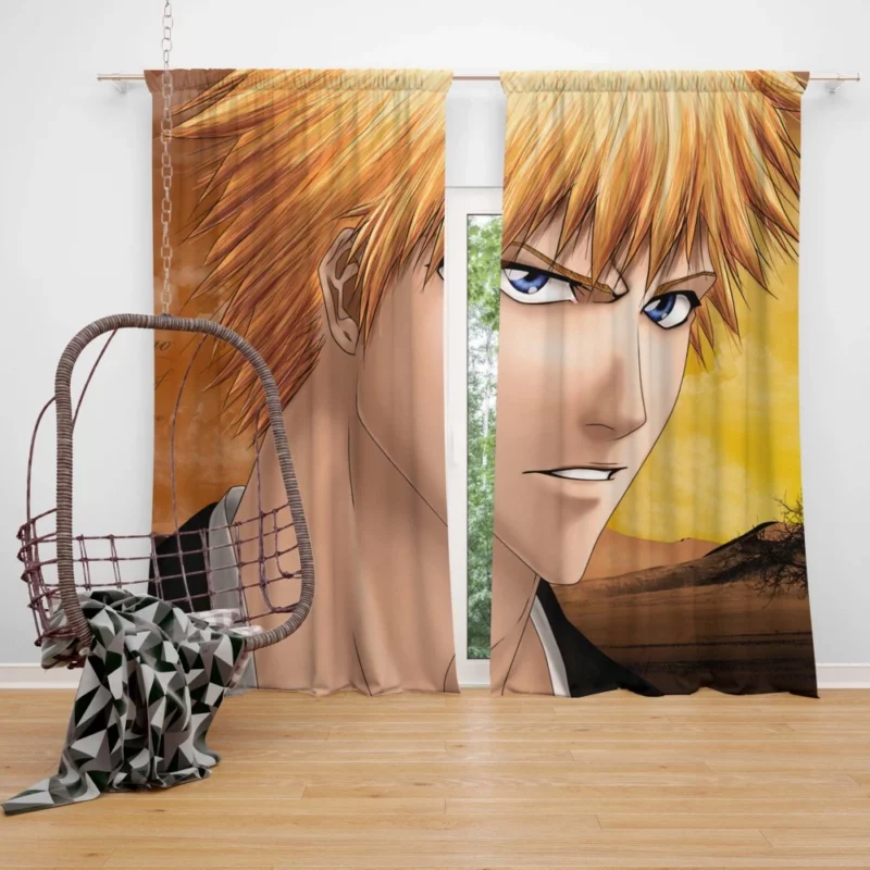 Ichigo Kurosaki Soul Reaper Saga Anime Curtain