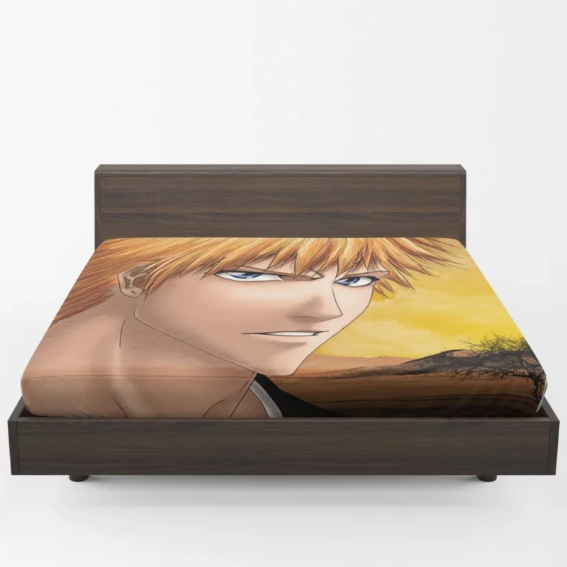 Ichigo Kurosaki Soul Reaper Saga Anime Fitted Sheet 1