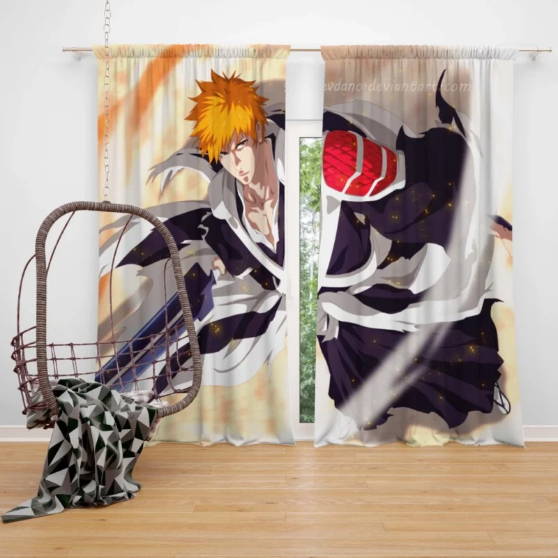 Ichigo Kurosaki Soul Unleashed Anime Curtain