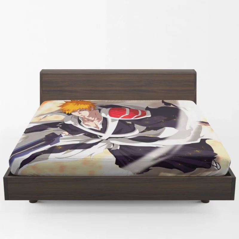 Ichigo Kurosaki Soul Unleashed Anime Fitted Sheet 1