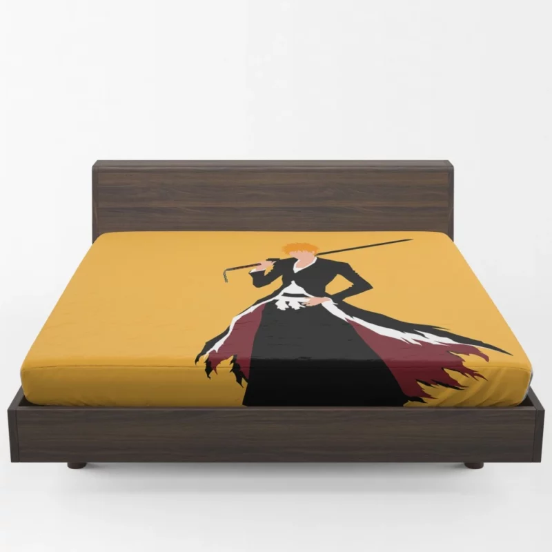 Ichigo Kurosaki Zanpakuto Spirit Anime Fitted Sheet 1