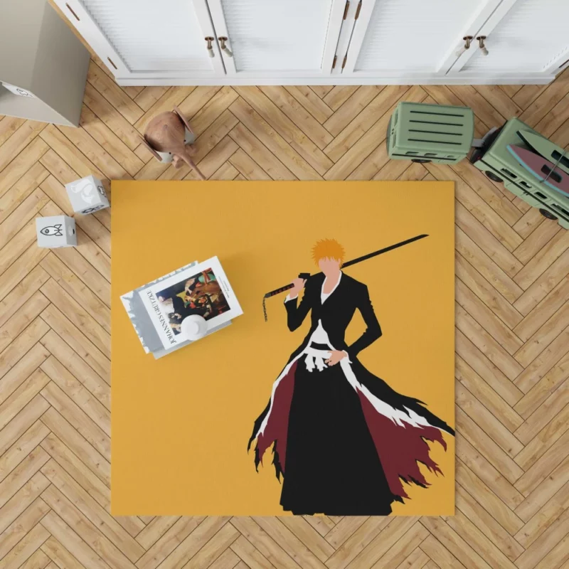 Ichigo Kurosaki Zanpakuto Spirit Anime Rug