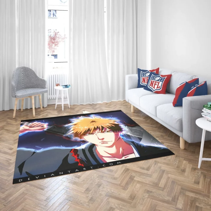 Ichigo Kurosaki Zanpakuto Warrior Anime Rug 2