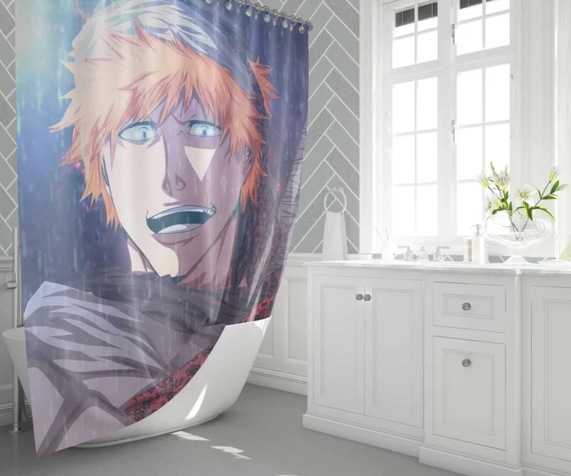 Ichigo Legacy Soul Reaper Manga Anime Shower Curtain 1