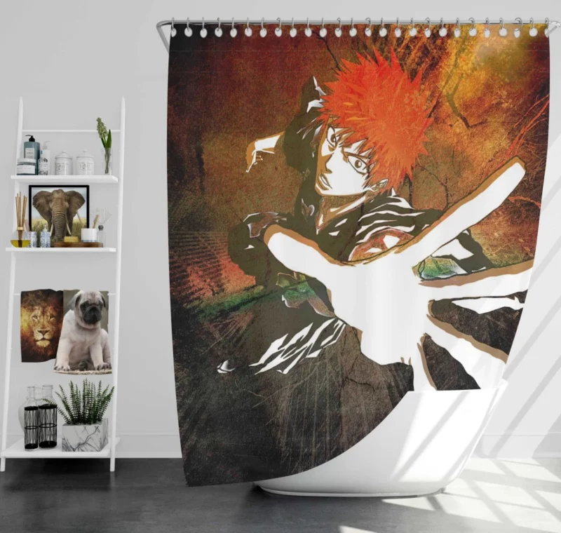 Ichigo Quest Bleach Chronicles Anime Shower Curtain