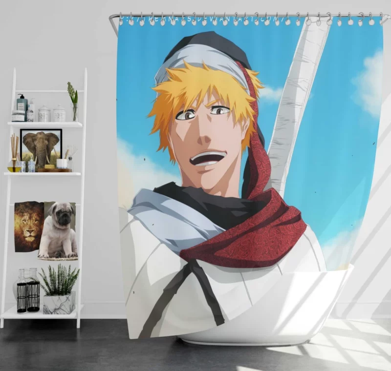 Ichigo Saga Bleach Chronicles Anime Shower Curtain