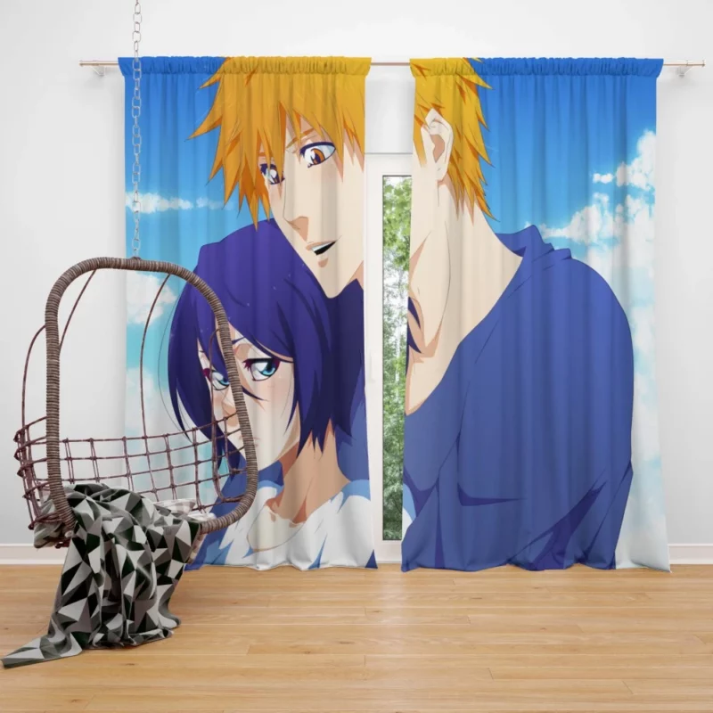 Ichigo Soul Society Quest Anime Curtain