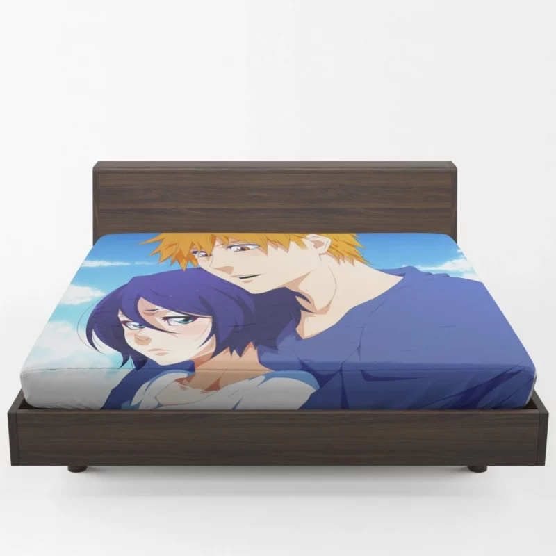 Ichigo Soul Society Quest Anime Fitted Sheet 1