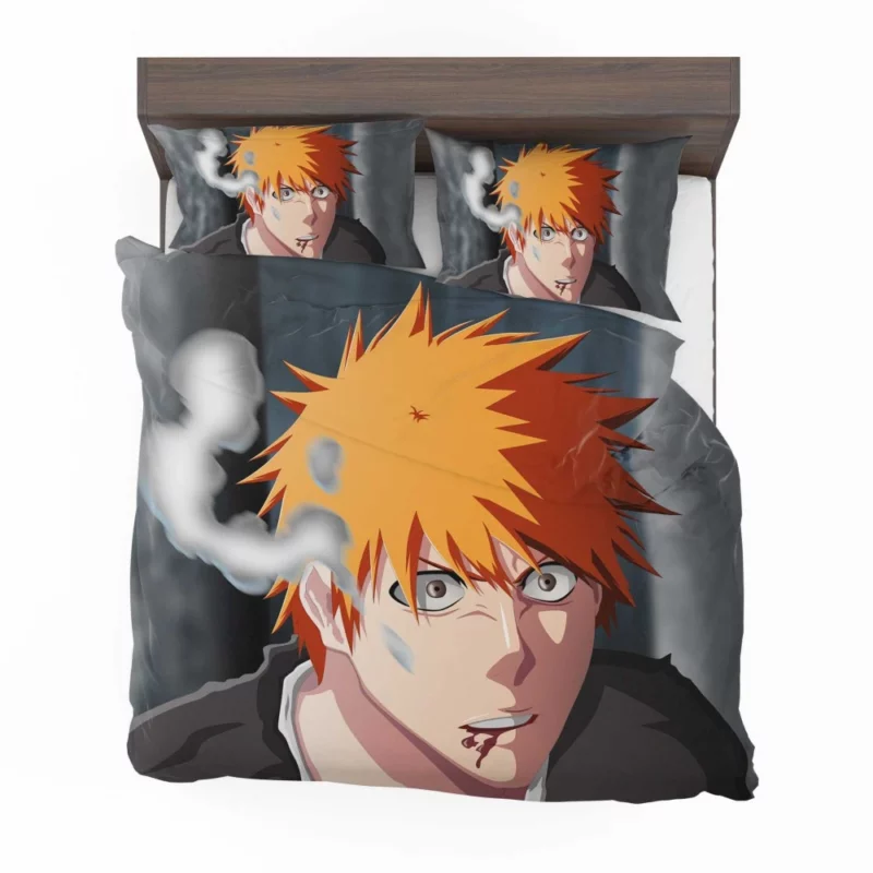 Ichigo Struggles Zangetsu Power Anime Bedding Set 1