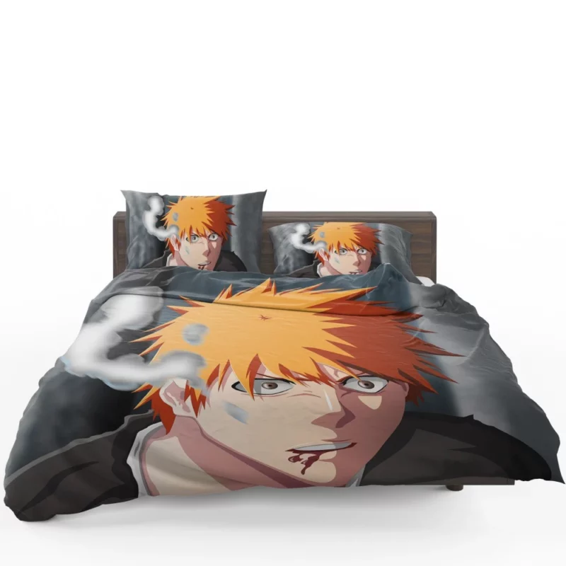 Ichigo Struggles Zangetsu Power Anime Bedding Set