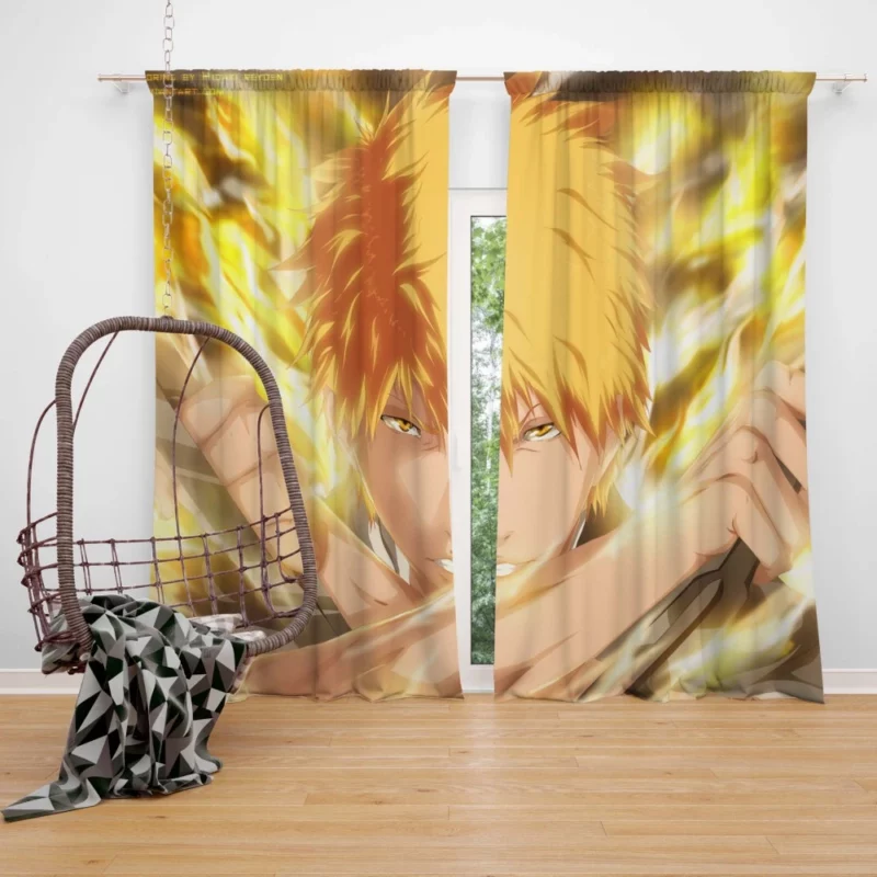 Ichigo Triumph Hollow Showdown Anime Curtain